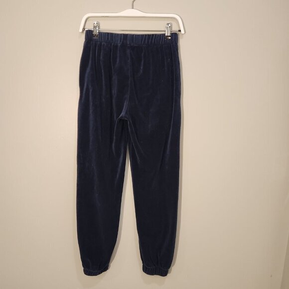 John Galt California Blue Velour Joggers - OS - Picture 2 of 6